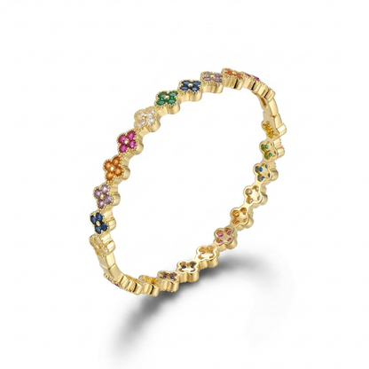 צמיד תלתן צבעוני קטן