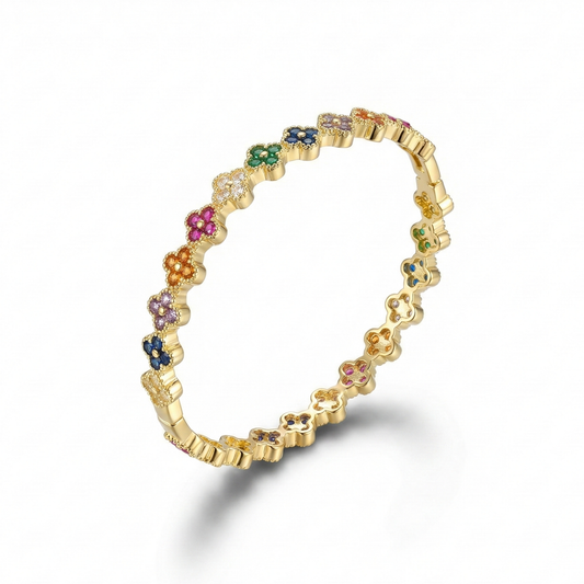 צמיד תלתן צבעוני קטן