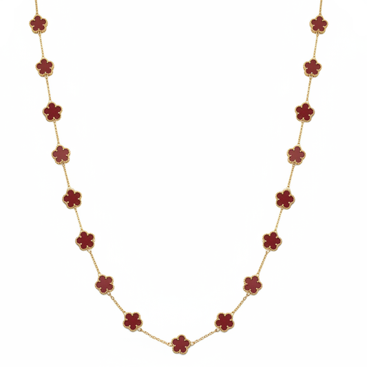 שרשרת תלתן מזל אלגנטית