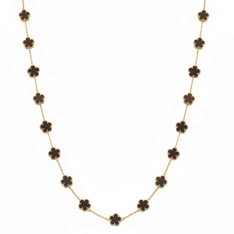 שרשרת תלתן מזל אלגנטית